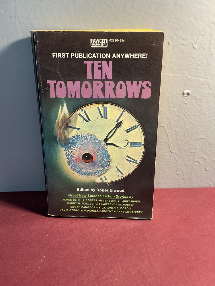 Ten Tomorrows Roger Elwood Anthology Sci-Fi Gold Medal First Publication 1970s