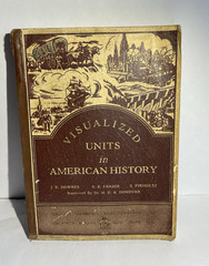 CEBCO Visualized Units in American History HC Rev Ed 1943 Illus