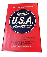 Inside U.S.A. (50th Anniversary Edition) by John Gunther. Hard Cover GOOD
