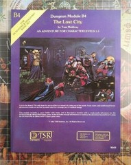 B4 The Lost City – Dungeons & Dragons – D&D – AD&D