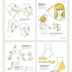 Point Character Drawing by TACO / Lezhin Comics Human Body Drawing Guide /Korean