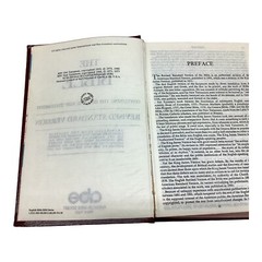 The Bible RSV Revised Standard Version ABS Burgandy Hardcover 1980
