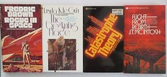1971/83 Avon Bantam Science Fiction Lot of 4 paperbacks VF-/FVF Brown Davis