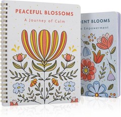 Relax and Create: Adult Coloring Book Set for Mindfulness & Joy – Women’s Gift