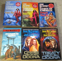 Anne McCaffrey book lot- The Doona and Petaybee ( Power ) trilogies…