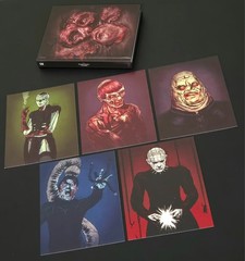 Clive Barker Hellraiser Damnation Games HC Book Art Post Cards Print Lot Stokes