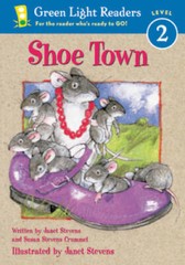 Shoe Town (Green Light Readers Level 2) – Paperback By Stevens, Janet – GOOD