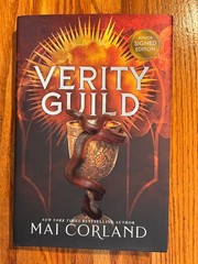 1st Edition AUTHOR SIGNED hardcover VERITY GUILD Mai Corland