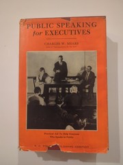 Public Speaking For Executives 1936 Sixth Edition HC DJ Vtg Charles W Mears