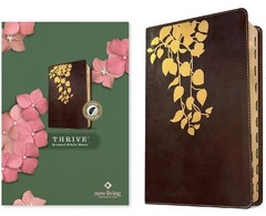 Tyndale NLT Thrive Devotional Bible for Women (Leatherlike, Casc (Leather Bound)
