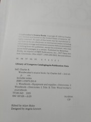 Woodworker’s Source Book 2nd Edition by Charles R. Self (1995, HC) HC1