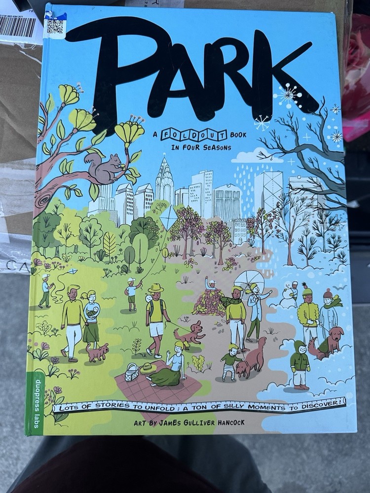 Park : A Fold-Out Book in Four Seasons by duopress labs (2014, Hardcover)