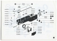 BERNINA 730 Sewing Machine Illustrated Parts Manual CLOSURE – TOUGH FRONT & BACK