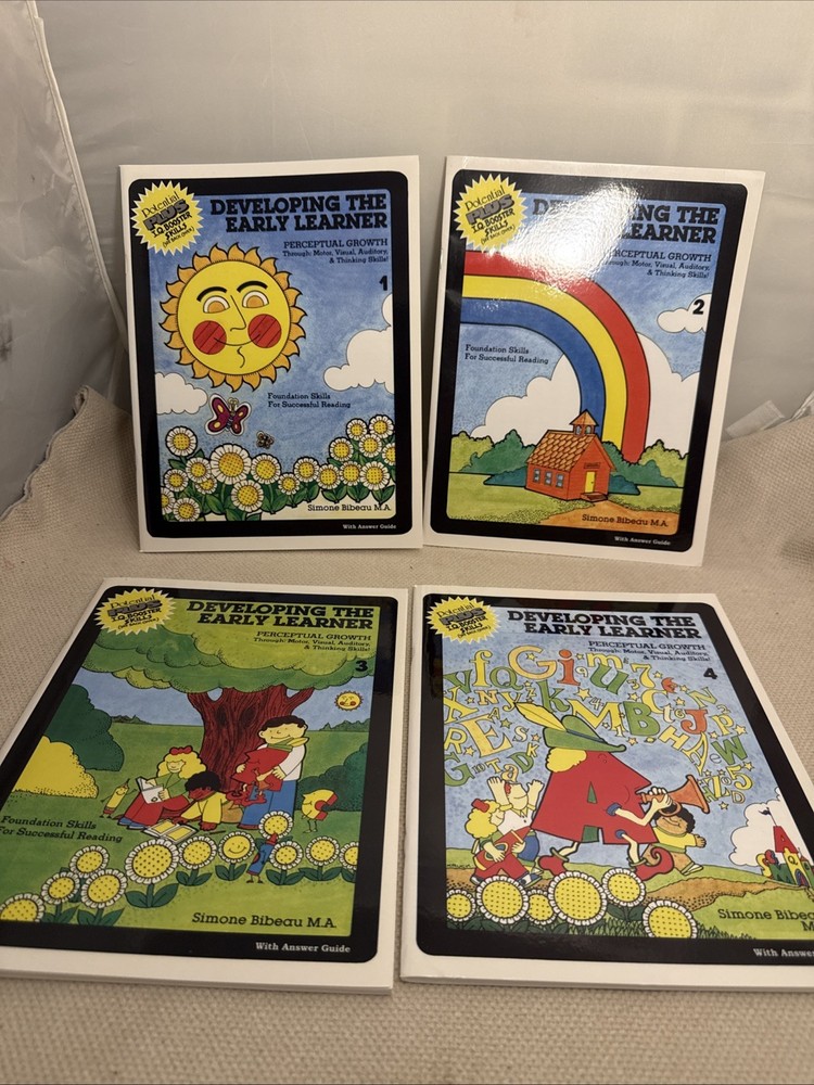 NEW 4 BOOK SET: Developing the Early Learner Volume 1-4 (Sonlight PreK)