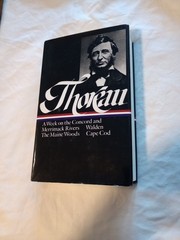 Henry David Thoreau: a Week on the Concord and Merrimack Rivers