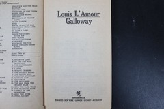 Galloway Louis L’Amour 1986 The Sacketts Western Adventure Bantam Books PB
