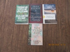 Elisabeth Elliot Book Lot- Through Gates..& Shaping.. & Discipline…& Strange