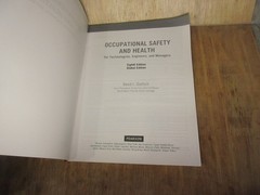 Occupational Safety and Health for Technologists Engineers and Managers 8th Ed
