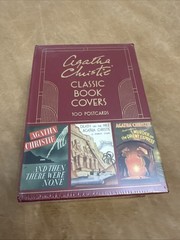 SEALED Brand New Agatha Christie Classic Book Covers: 100 Postcards