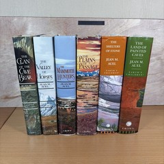 Complete Set Series Lot of 6 Earth’s Children Books by Jean Auel HARDCOVER