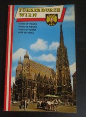 Guide of Vienna with Map Paperback Book 78 Pages 7 X 4.5 inches
