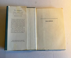 Heroes Charles Kingsley HCDJ Ex-Library 1954 5th Printing Vera Bock Macmillan
