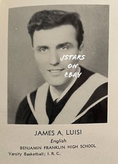 1956 SAINT FRANCIS COLLEGE YEARBOOK, BROOKLYN, NY, FAMOUS ACTOR JAMES LUISI