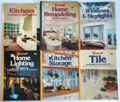 Vintage Sunset Home Remodeling Books Lot 6 Kitchen Lighting Tile Windows DIY