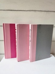 Light Pink Book Bundle: Girly Room Decor, Staging Books- Set of 3