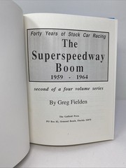 Forty Years Stock Car Racing Greg Fielden Vol 1, 2 NASCAR History Hardcover Lot