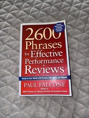 Paul Falcone 2600 Phrases for Effective Performance Revi (Paperback) (UK IMPORT)