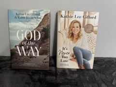 Kathie Lee Gifford It’s Never Too Late Hardcover The God Of The Way Lot 2 Books