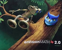 Texas – enVisionMATH 20 – Grade 1 – Volume 2 – Paperback – GOOD