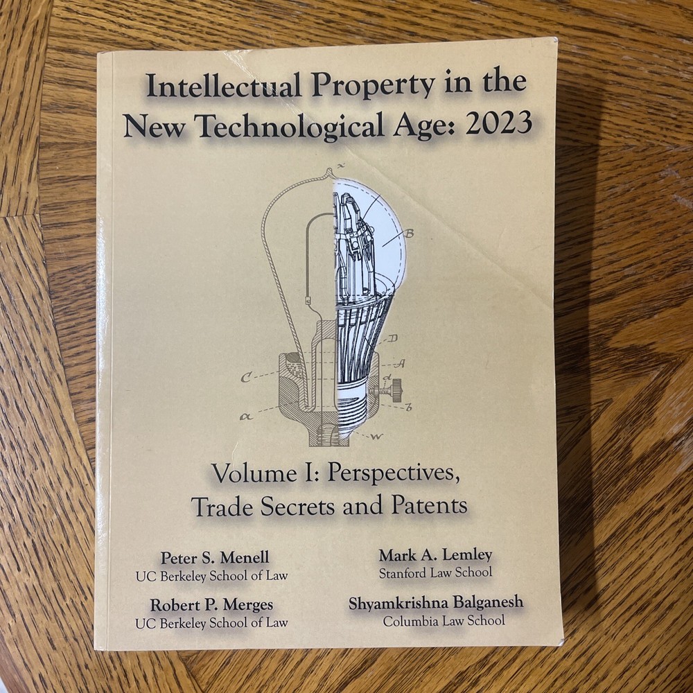 Intellectual Property in the New – Paperback, by Menell Peter S -VERY GOOD