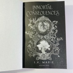Immortal Consequences by I. V. Marie 2025 Hardcover BOTH