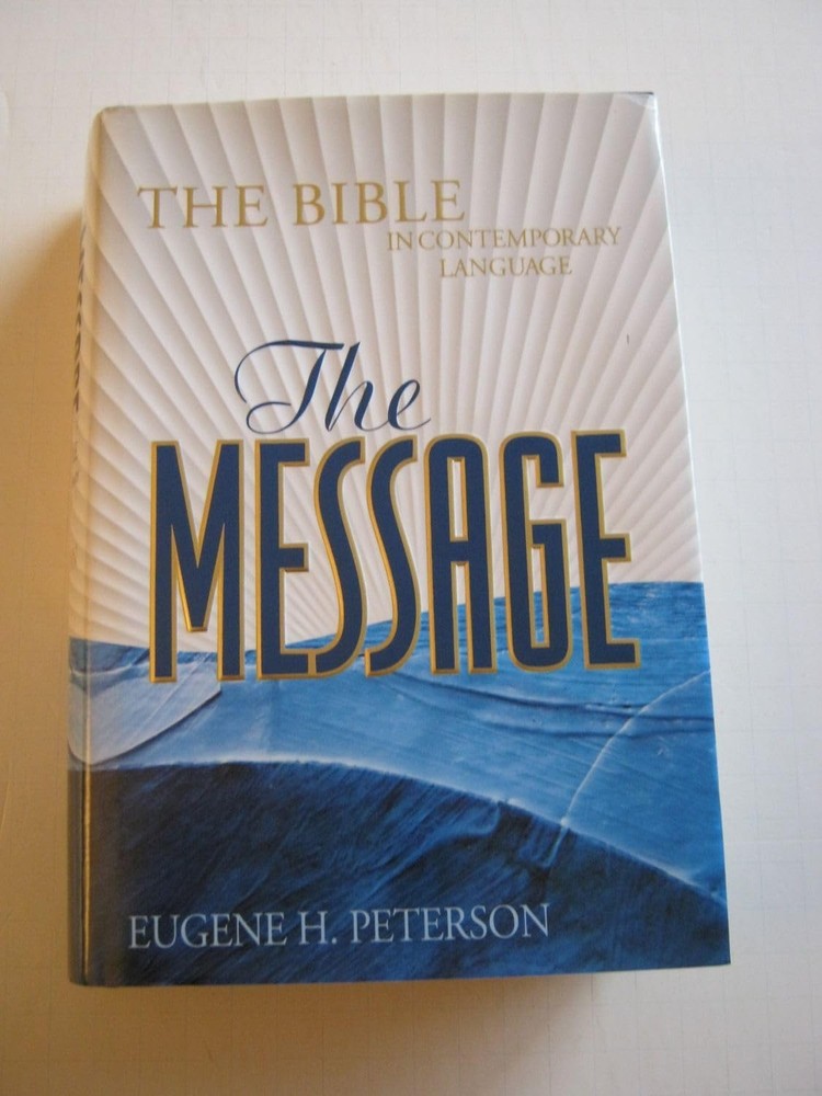 Message The New Testament Psalms and Proverbs – hardcover Peterson, Eugene H…