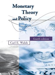 Monetary Theory and Policy, fourth edition (Mit Press) by Carl E. Walsh