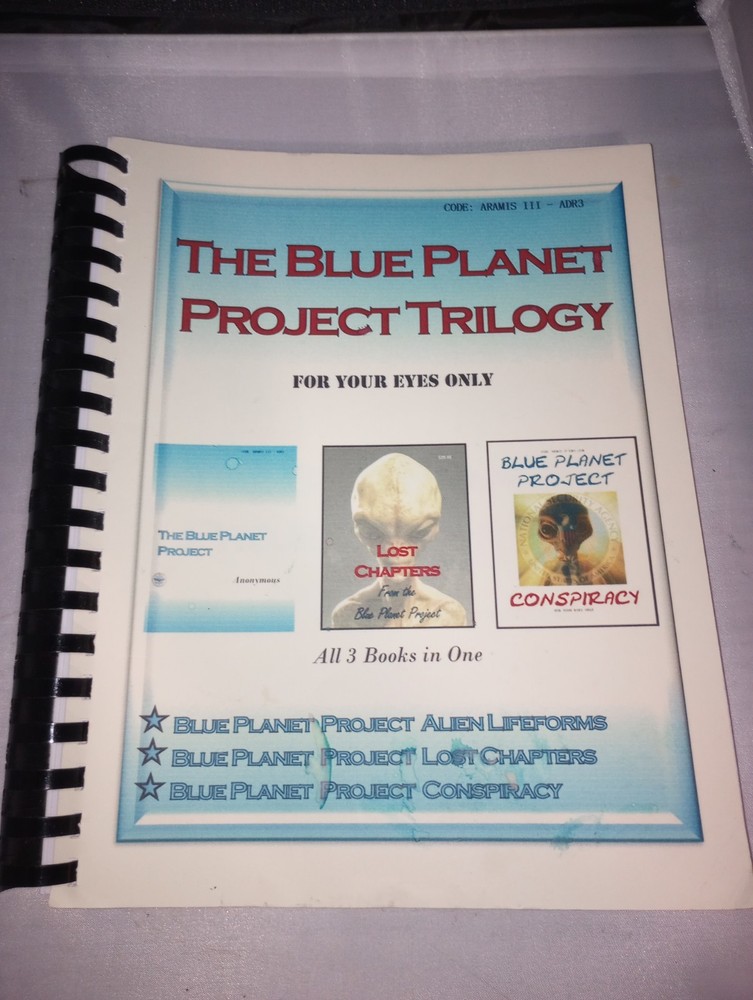 BLUE PLANET PROJECT TRILOGY: 3 BOOKS – BLUE PLANET, LOST CHAPTERS, CONSPIRACY VG