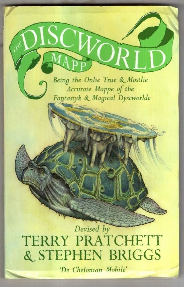 Discworld Map – paperback Briggs, Stephen|Pratchett, Terry