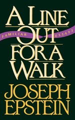 A Line Out For a Walk – Epstein, Joesph – Good – See condition notes