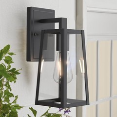 Better Homes & Gardens 12.5″H Modern Black Outdoor Wall Light, ST19