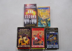 5 WILLIAM R FORSTCHEN # PB SCIENCE FICTION COMMANDER RALLY SWORD FLAME AFTER