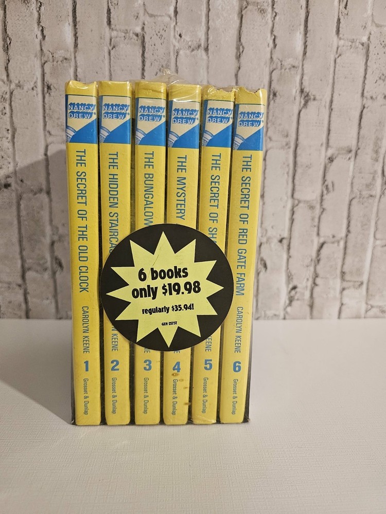 Nancy Drew Ser. Box Set: 6 Mystery Novels by Carolyn Keene – Ages 9-12