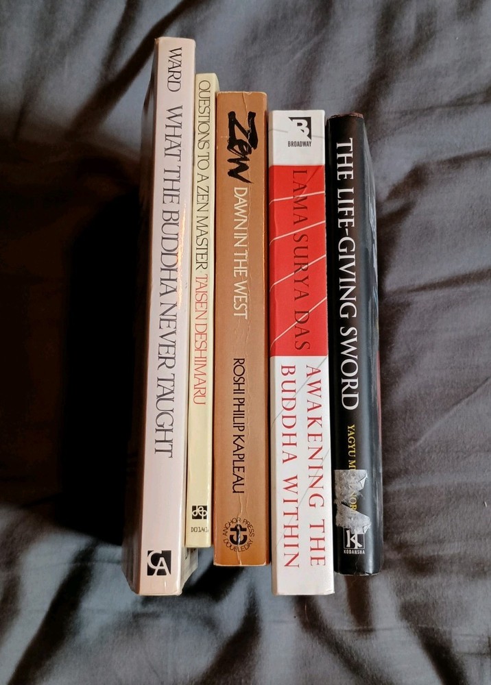 Buddhism Book Lot – Zen Buddhist, Therevada, Samurai, Tibetan Mix
