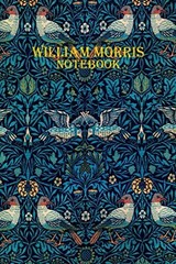 William Morris Notebook A beautiful 6×9 inch wide ruled notebook