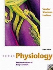 Human Physiology by Arthur J. Vander (2000, Hardcover)