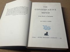 The Conservative Mind 2nd Revised Edition Russell Kirk HC Book 1954