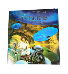 1985 Lightship Jim Burns Art Book First Edition Paper Tiger Limpback
