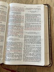 Nelson NASB New Open Bible Study Edition Blue Genuine Leather 1990 USA 1976BG
