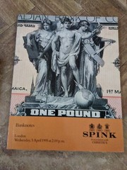 Auction Catalog Spink 1995 Banknotes